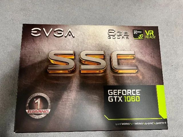 Placa de vídeo GTX 1060 6 GB EVGA