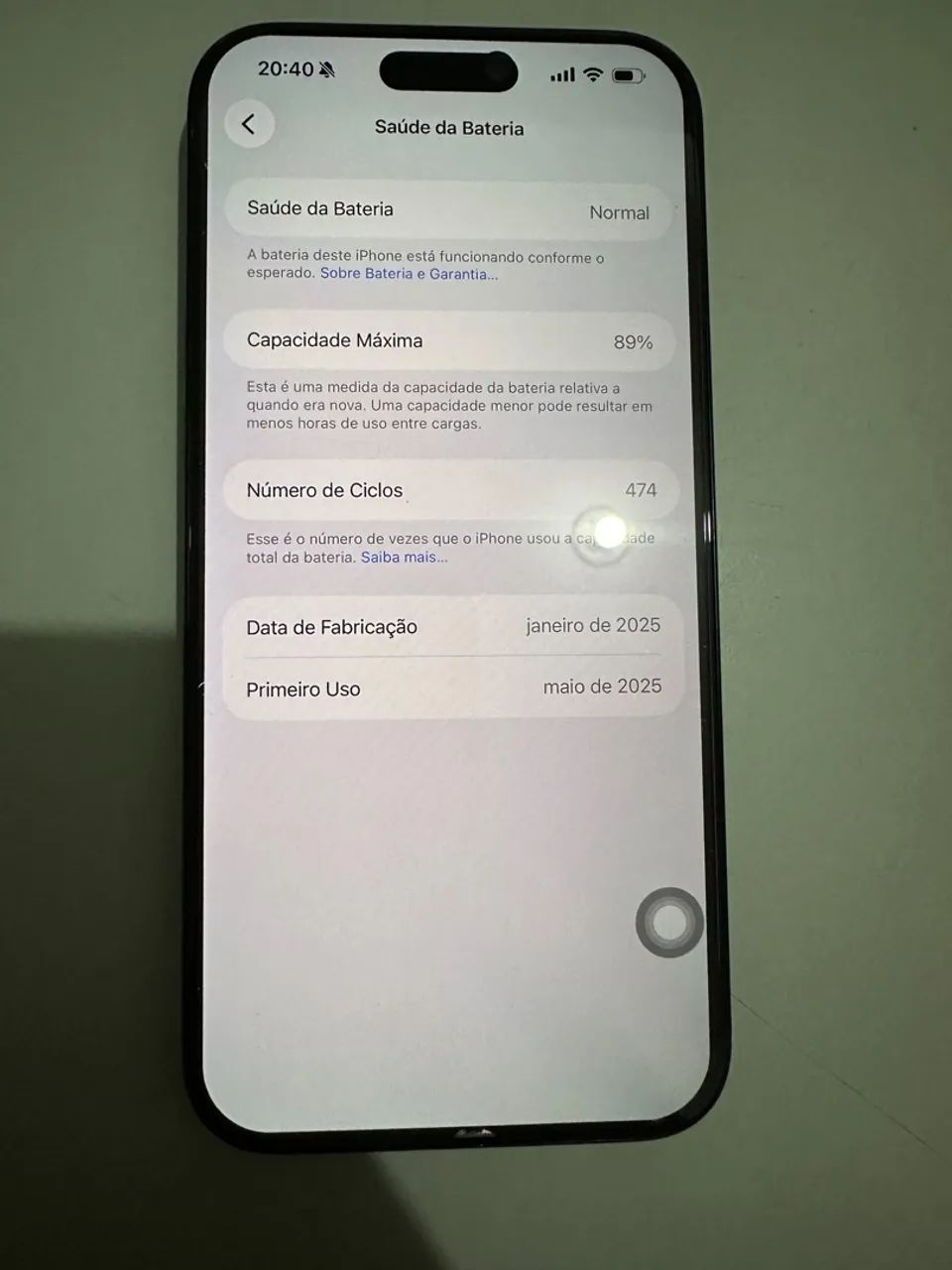 Iphone 16 Pro Max 256GB Titânio Preto - Foto 4