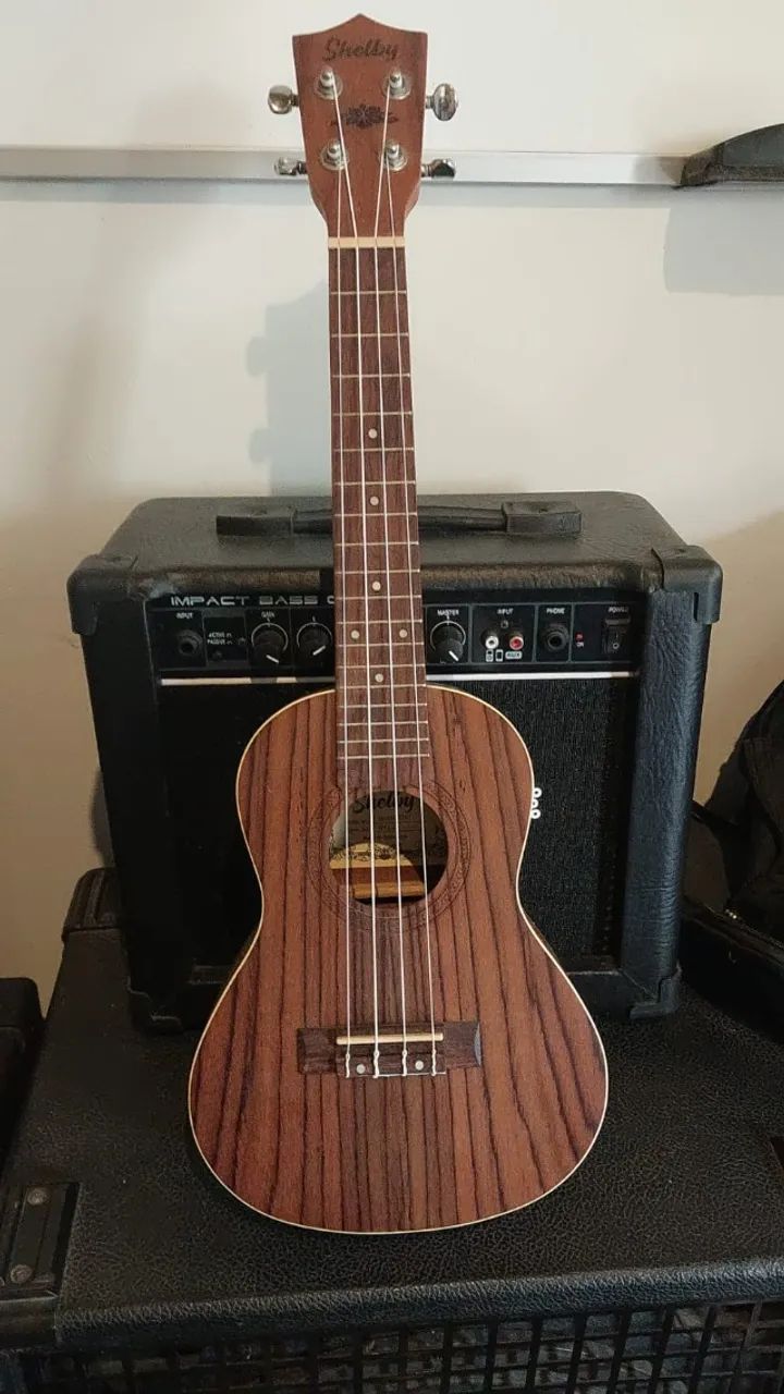 Ukulele Concert Shelby SU 23R + capa - Foto 2