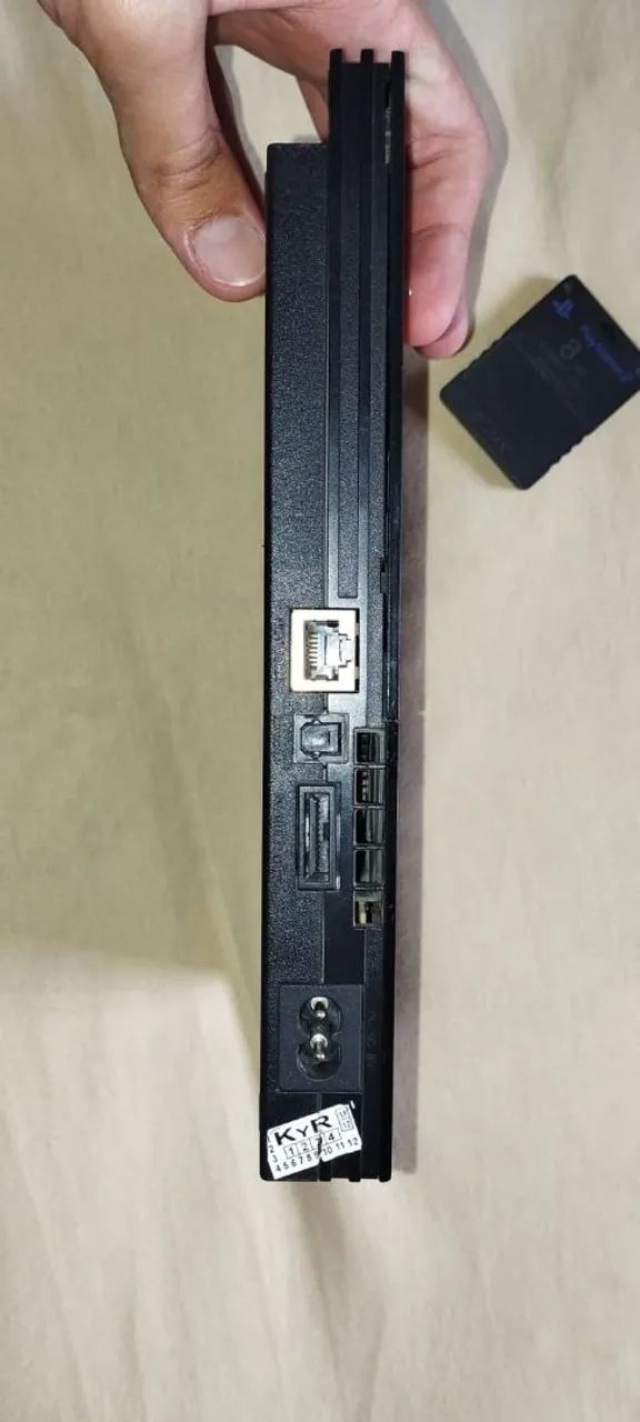 PS2 - Com chipset matrix original e leitor de disco em perfeito estado. - Foto 4