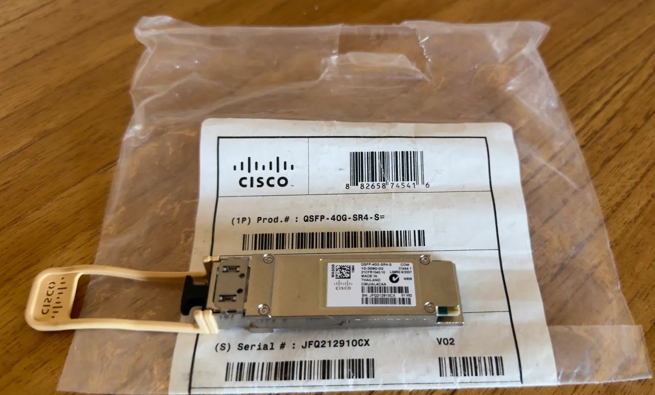 Transceiver Cisco QSFP-40G-SR4 - 40Gbps - Foto 3