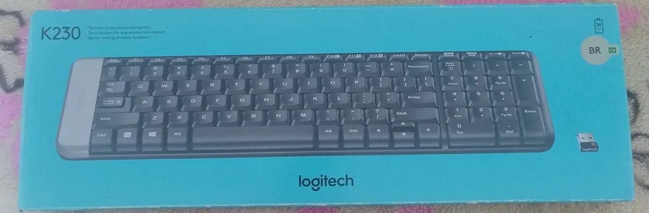 Teclado sem fio Logitech K230