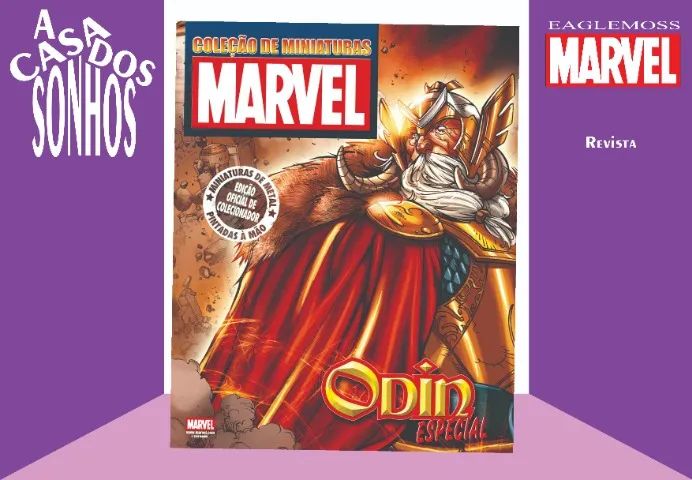 Coleção de Miniaturas Marvel Eaglemoss Especial - Odin Completa - Foto 3