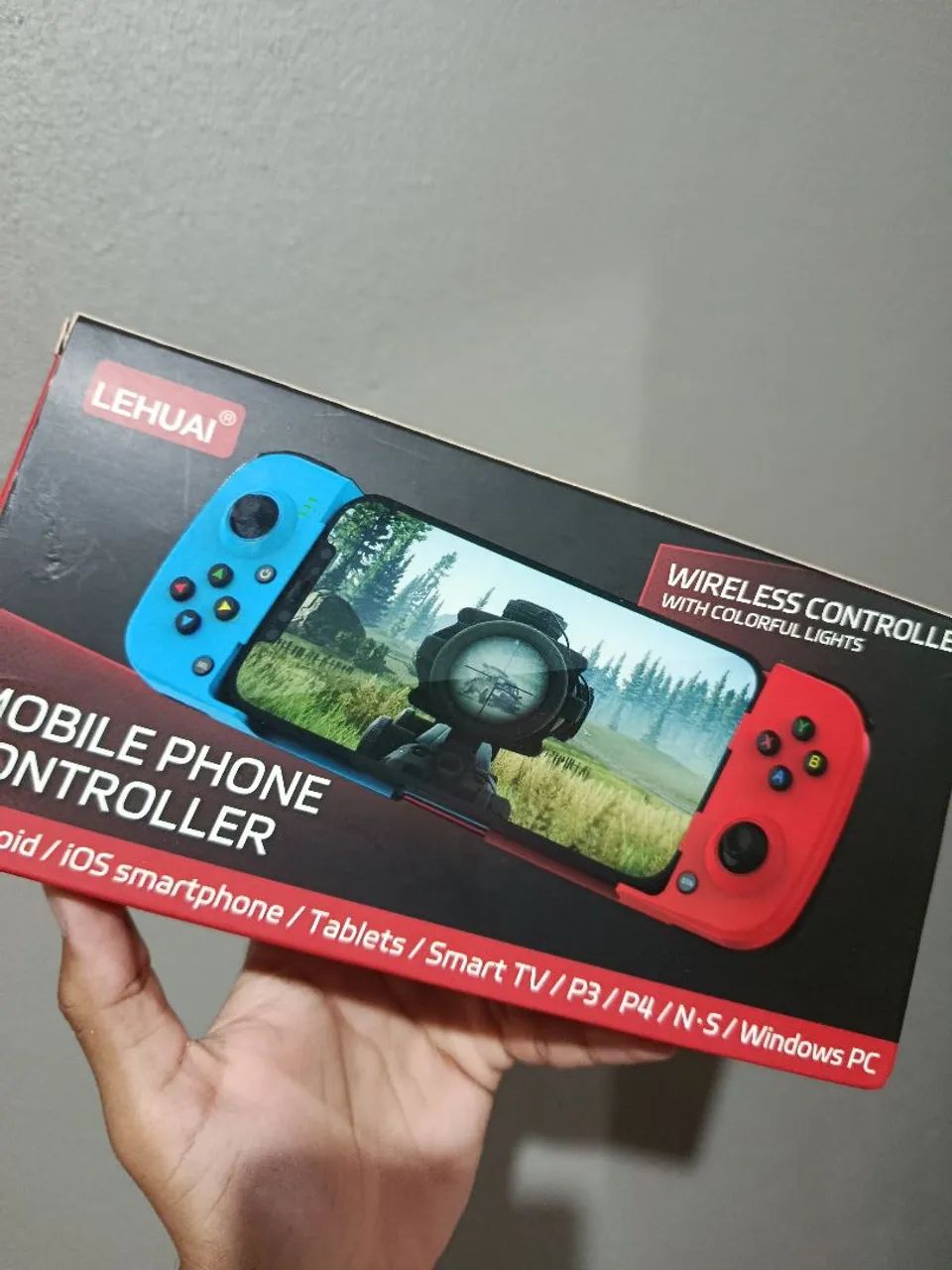 Gamepad bluetooth (wireless controller) novo usado só uma vez