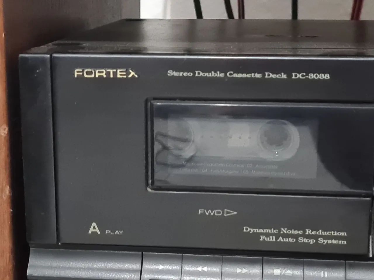 Tape Deck Fortex DC-8088 - DVD, Blu-Ray e Vídeo Cassete - Curado