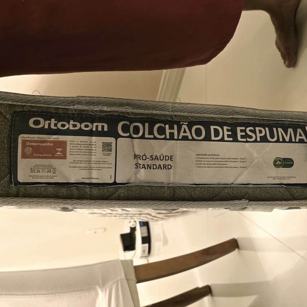 Colchão Ortobom Solteiro Pro Saúde Espuma - Foto 3