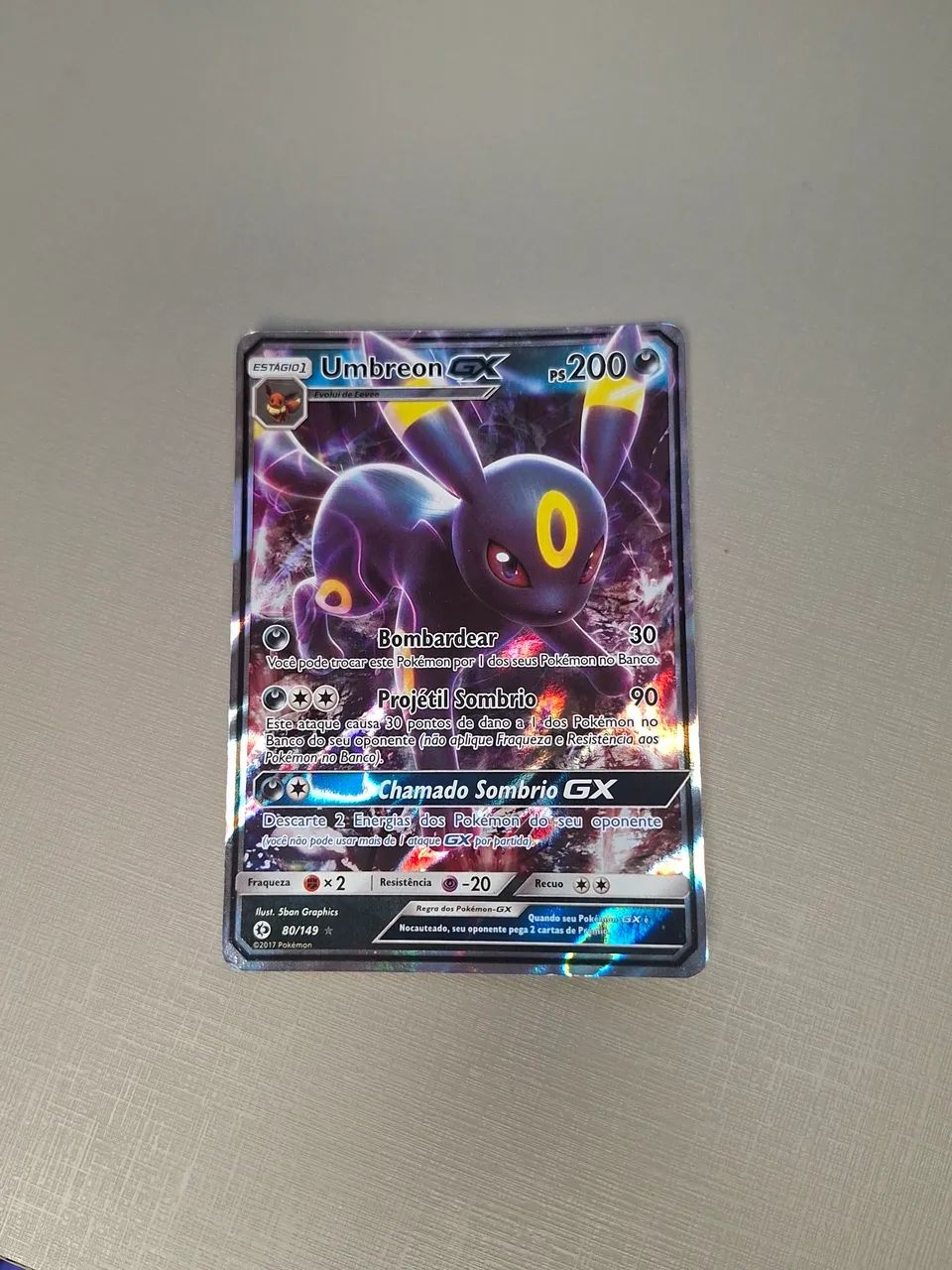 Carta UmbreonGX Foil