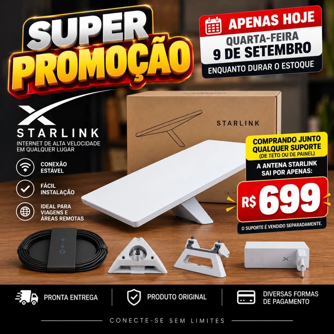 Antena Starlink mini