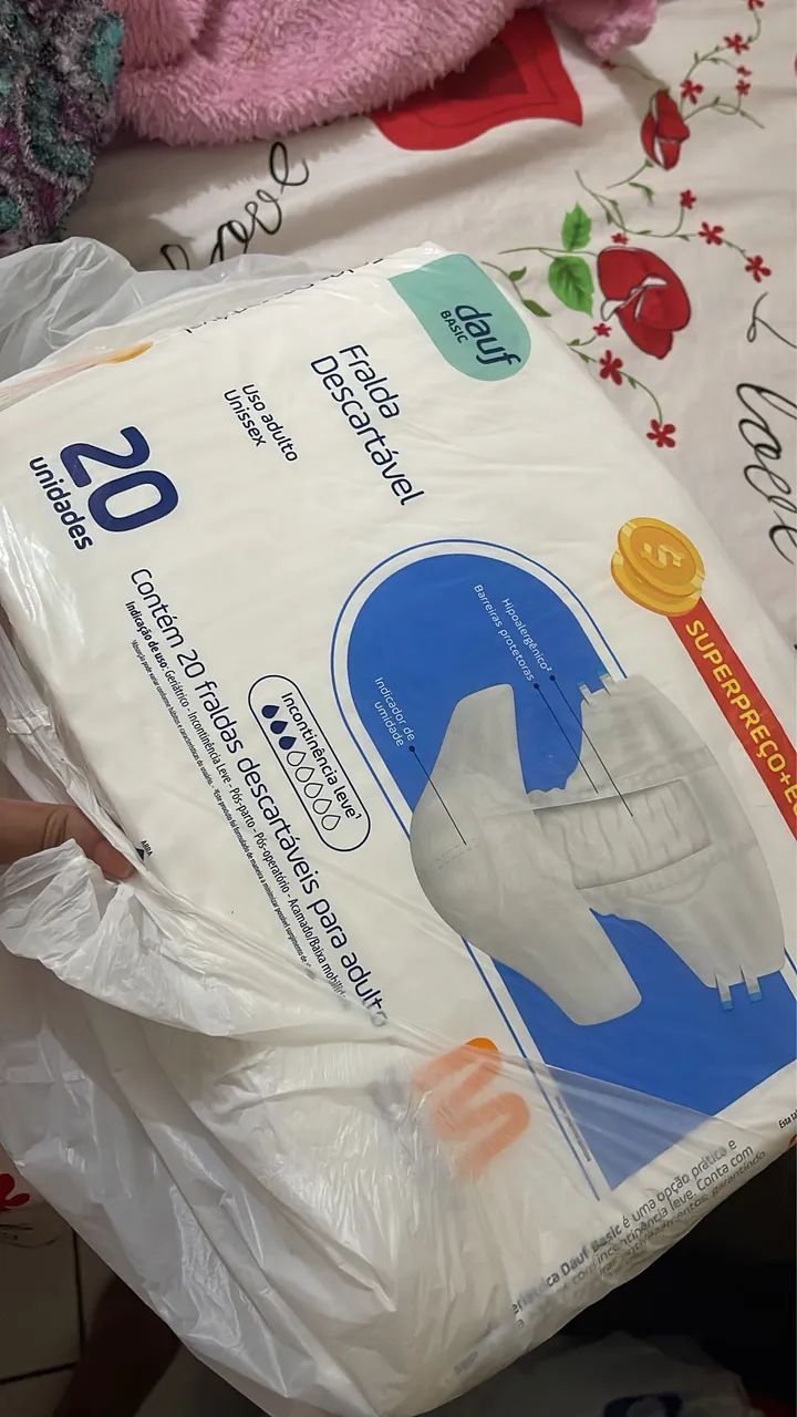 Fraudas geriátricas tamanho M 