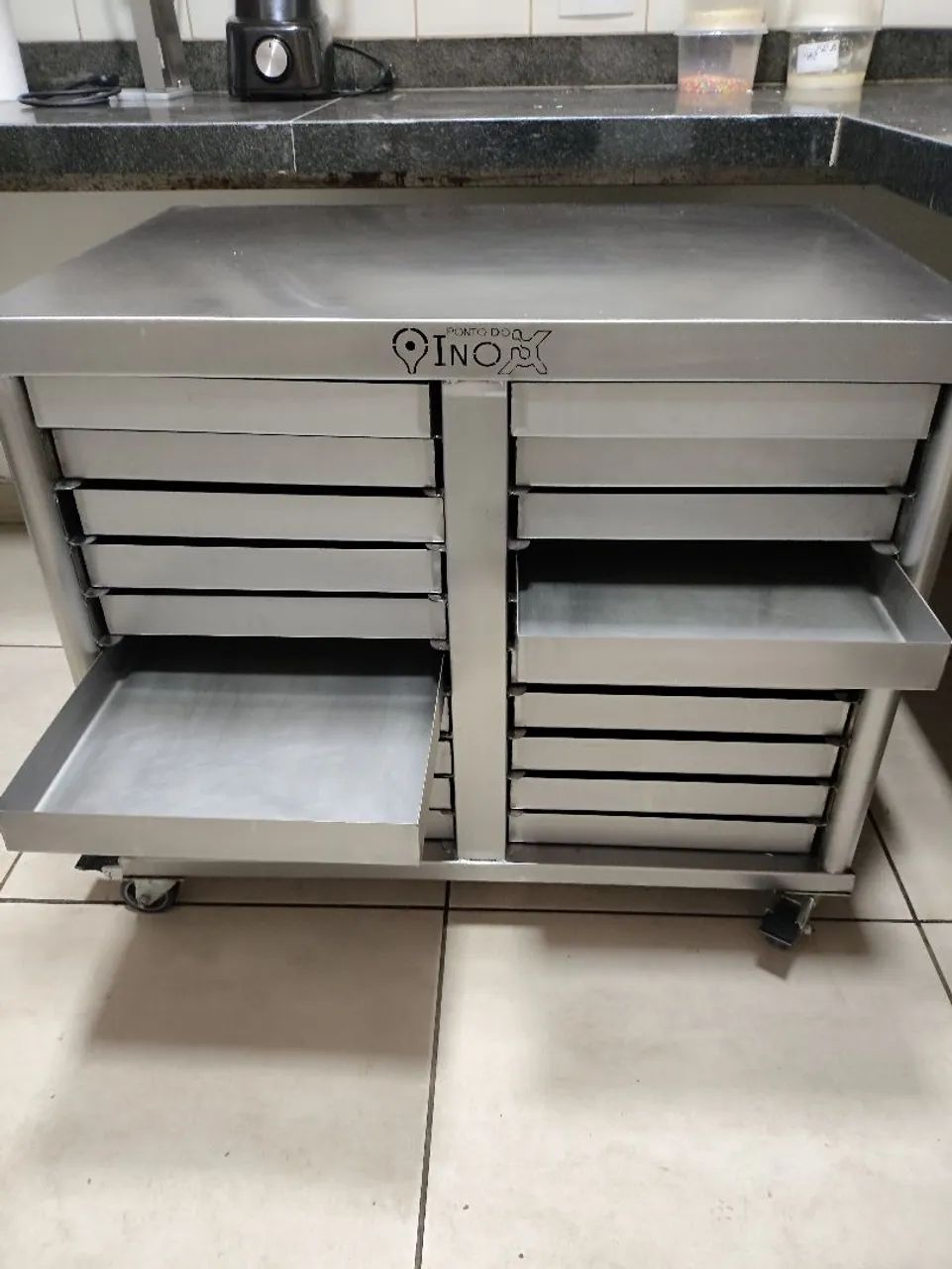 Gaveteiro Inox Térmico duplo  - Foto 2