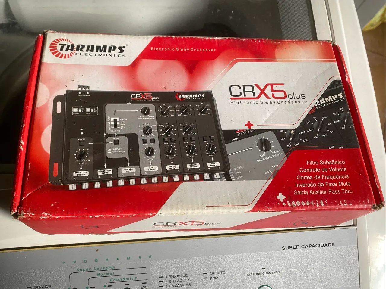 Crossover Eletrônico 5 Vias Taramps CRX5 Plus