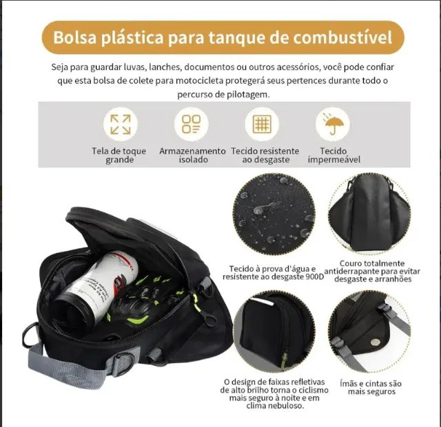 BOLSA MULTI USO PARA TANQUE DE MOTO - Foto 4