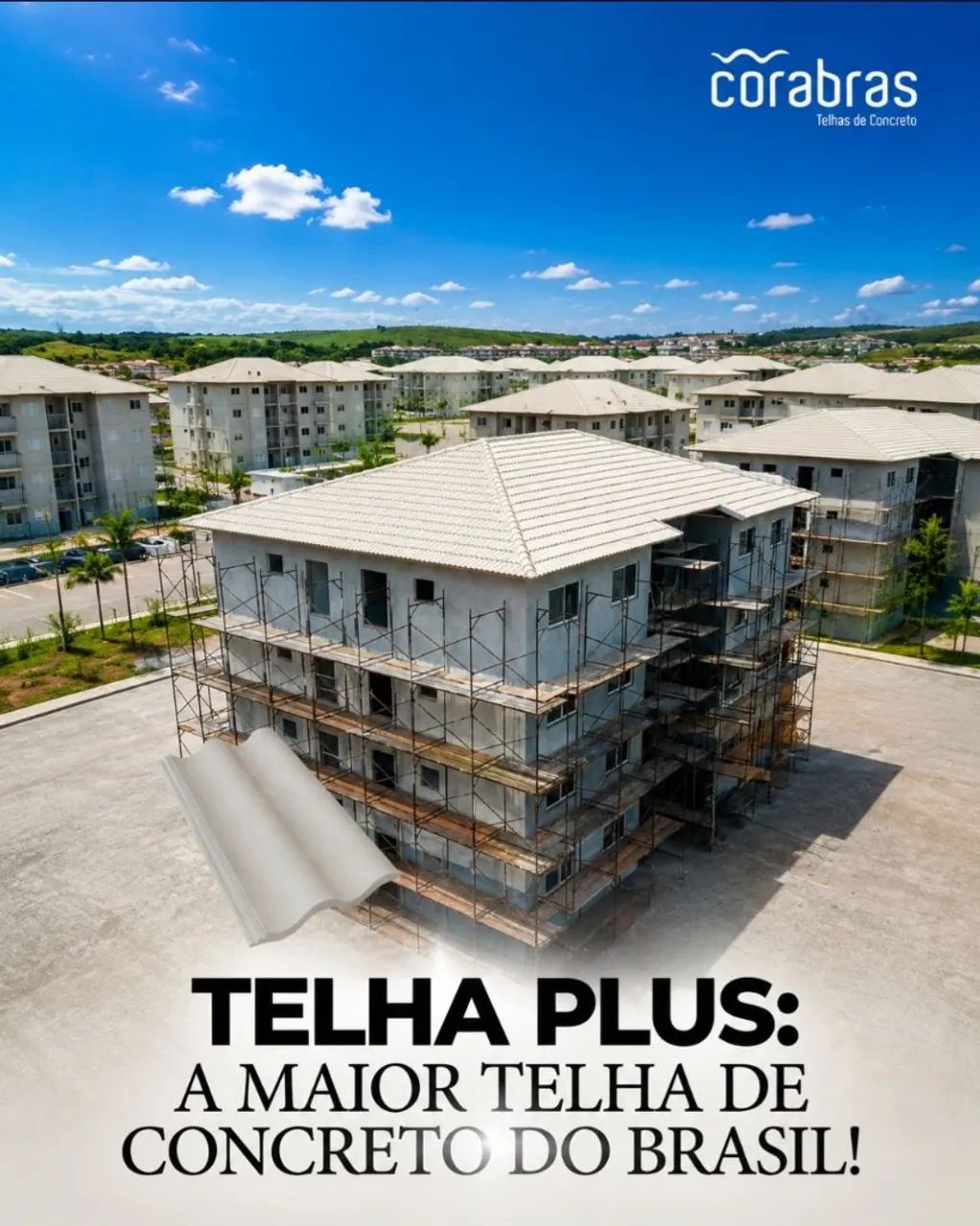 TELHAS CONCRETO DIRETO DA INDÚSTRIA. 