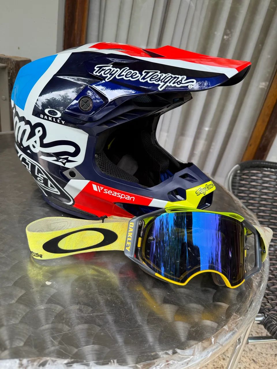 Capacete Troy Lee Designs SE5 carbono único - Foto 6