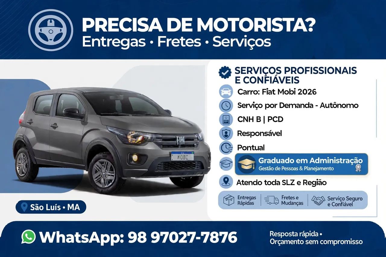 PRECISANDO FAZER SUA ENTREGA COM AGILIDADE E CONFIABILIDADE!!!