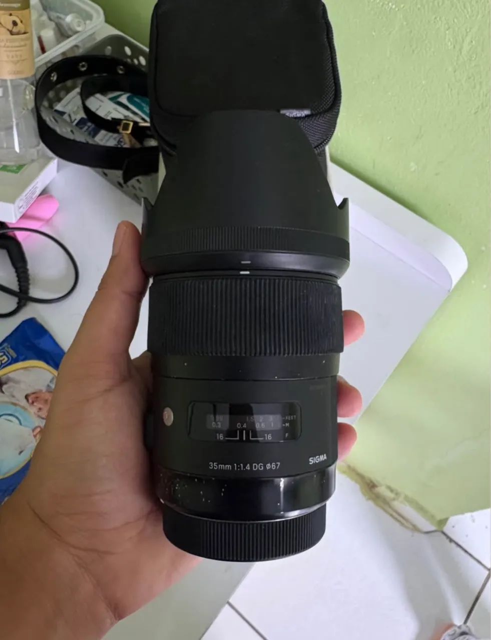 Lente Sigma 35mm f/1.4 Art para Canon - Impecável + Parcelamento - Foto 4