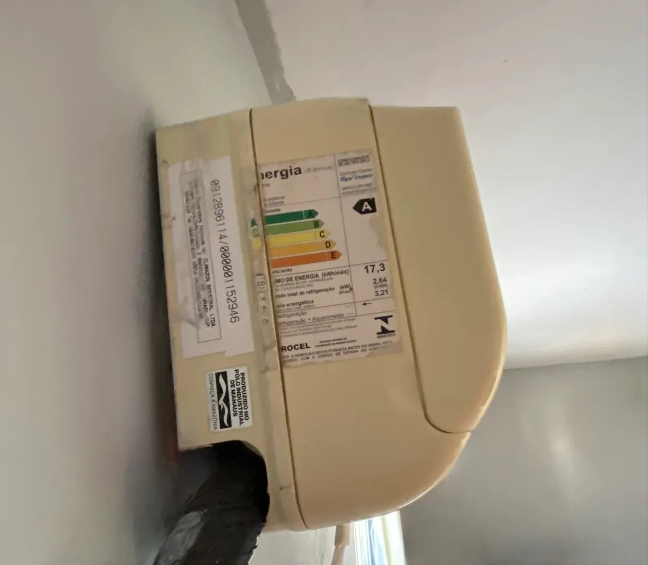 VENDO AR-CONDICIONADO SPLIT SPRINGER 9000 BTUs - SELO A - Foto 2