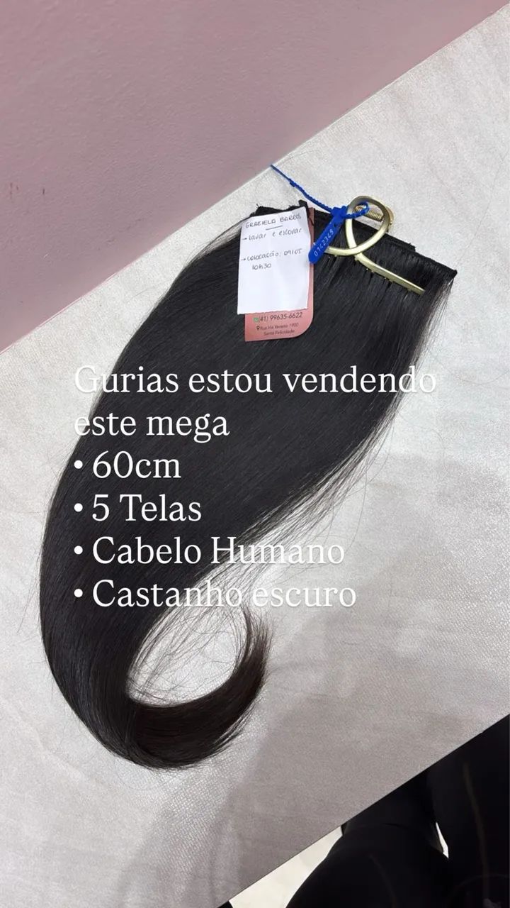 Mega hair cabelo humano 