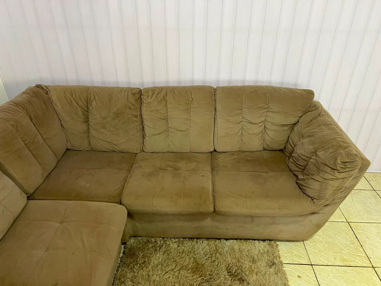 Sofá de Canto Bem Conservado 2.30 por 2.25 - Entrega Grátis  - Foto 4