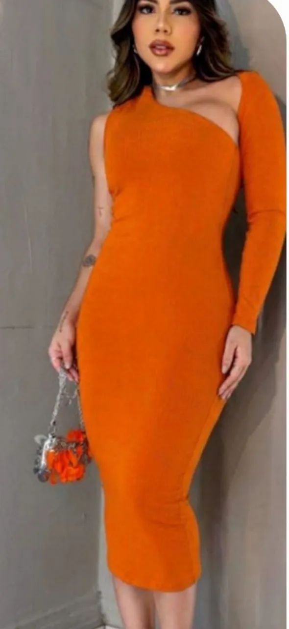 Vestido MIDI canelado premium - Foto 4