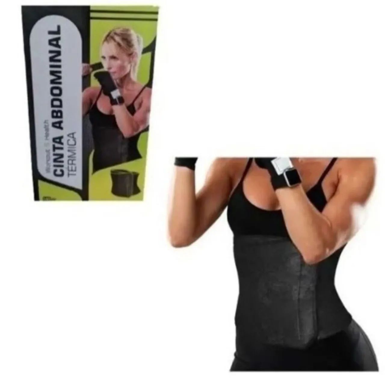 Cinta abdominal térmica perga peso rapidamente  - Foto 4