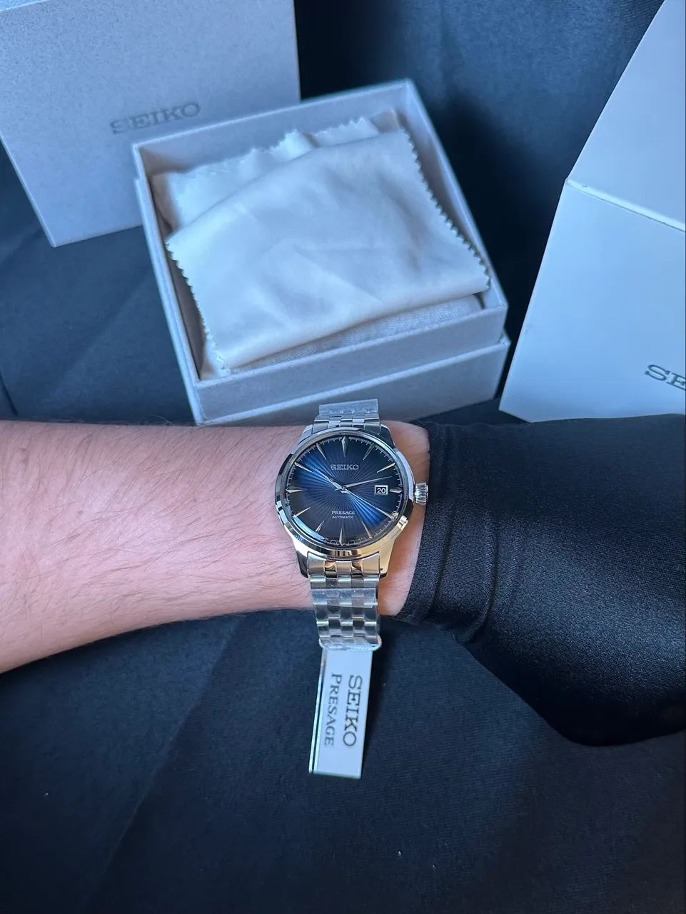 Relógio Seiko Presage Azul  - Foto 4