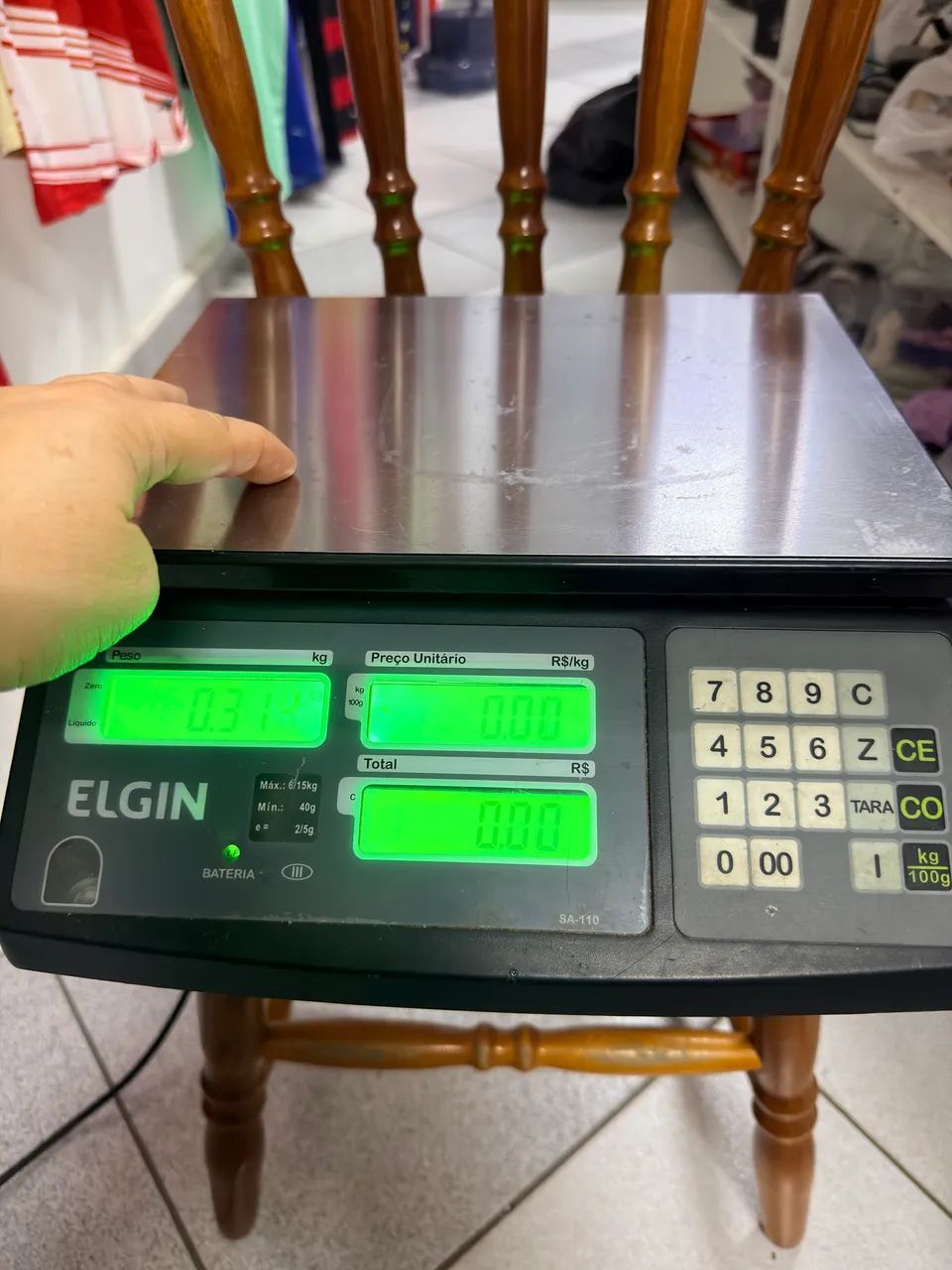 Balança elgin