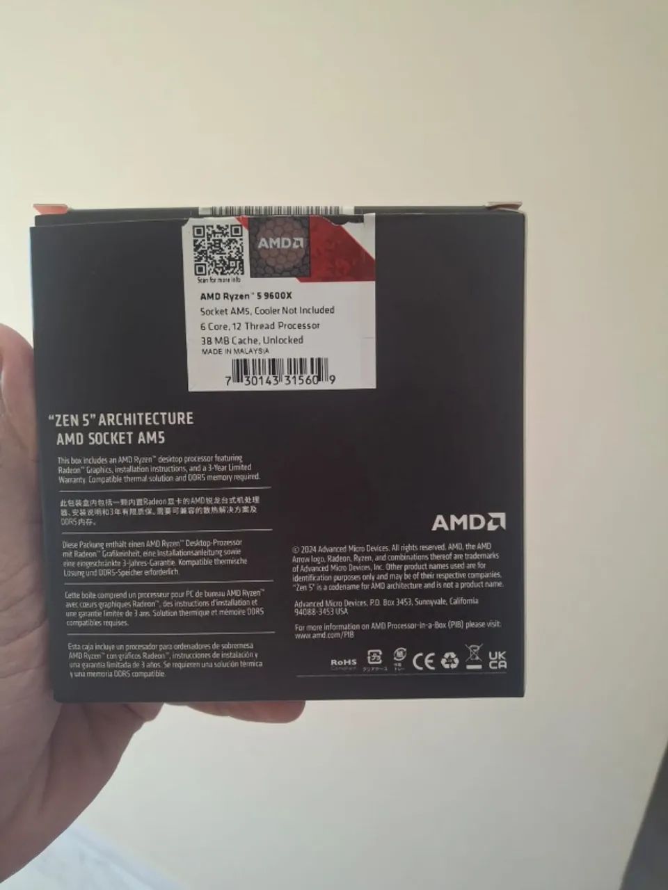 AMD Ryzen 5 9600x AM5 - Foto 5