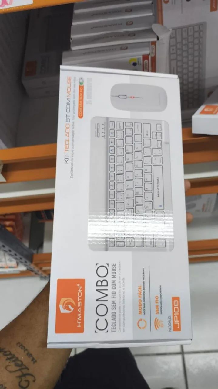 Kit teclado e mouse com ou sem fio  - Foto 2