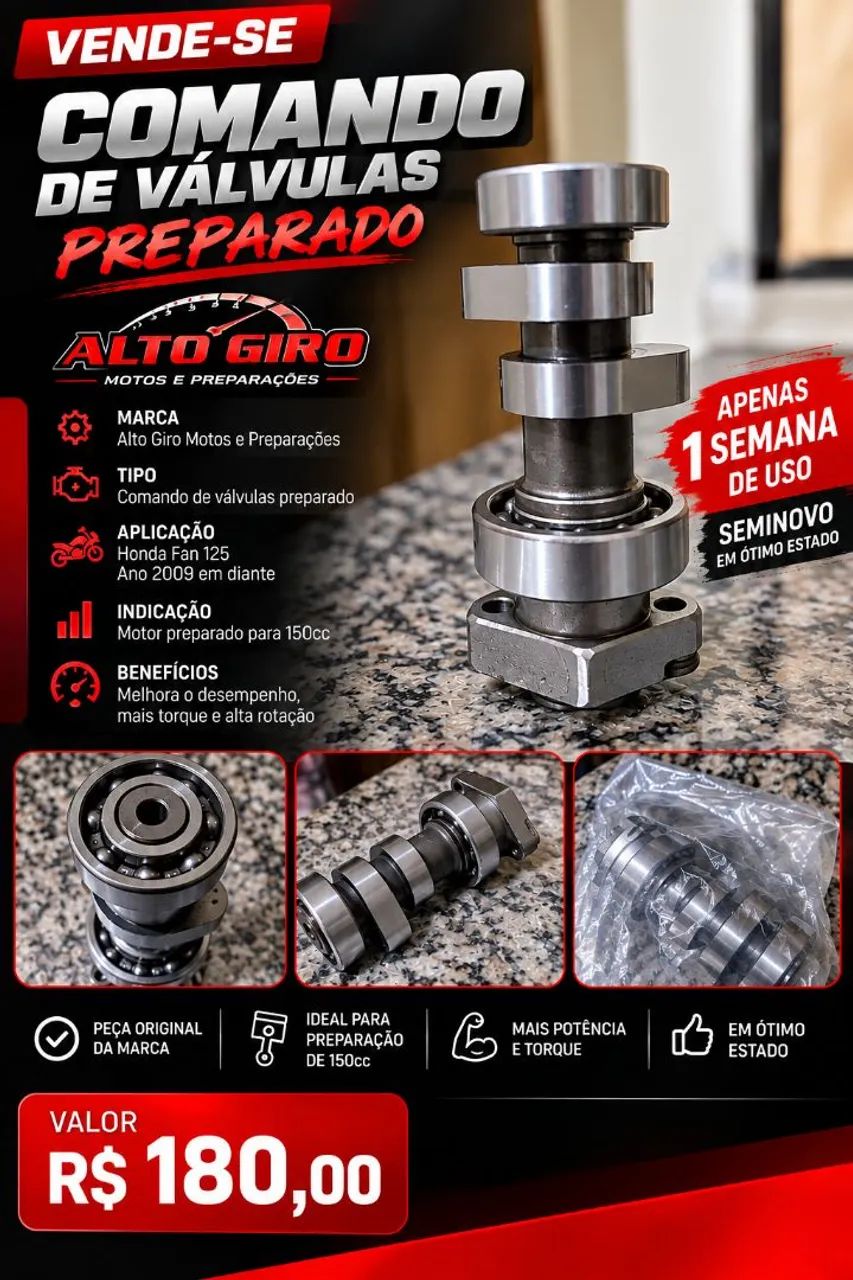 COMANDO PREPARADO 150cc