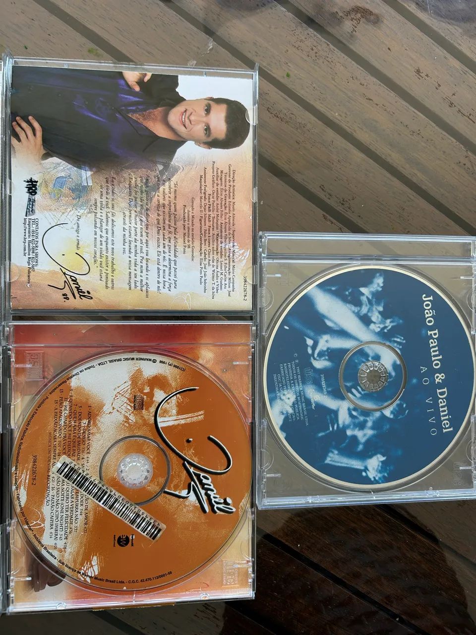 Kit 4 CDs originais Daniel e João Paulo & Daniel - Foto 2