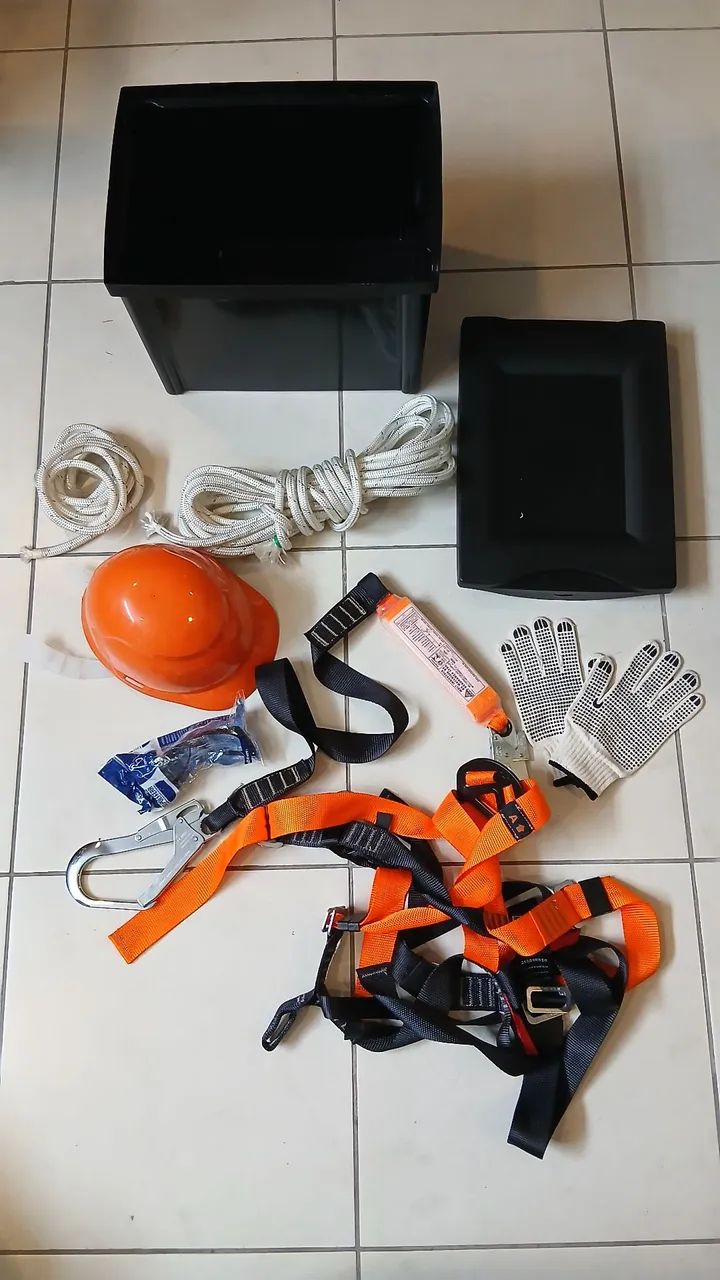 Kit de equipamento de proteção individual (EPI) para trabalho em altura