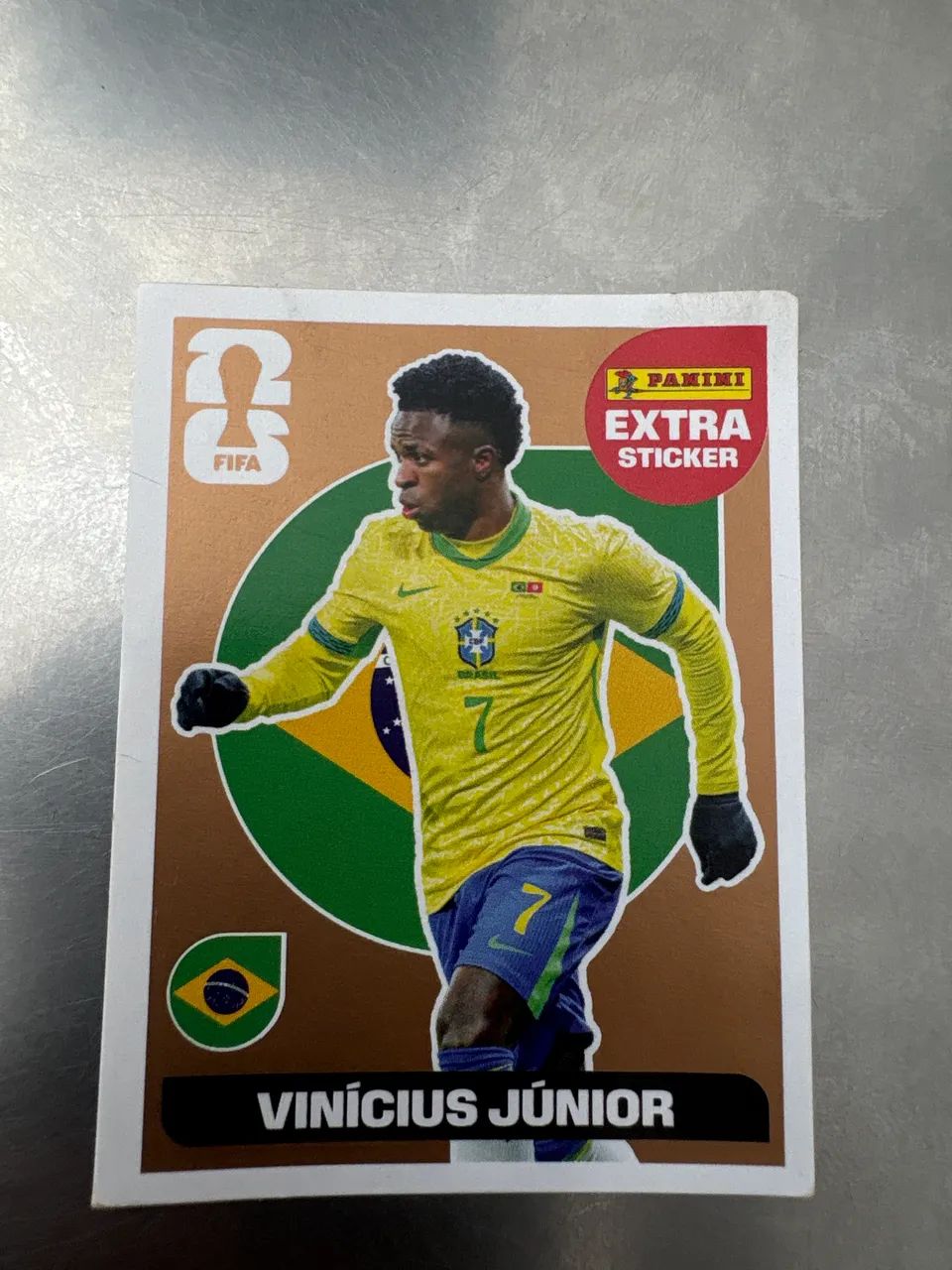 Figurinha extra Vini Jr. Bronze