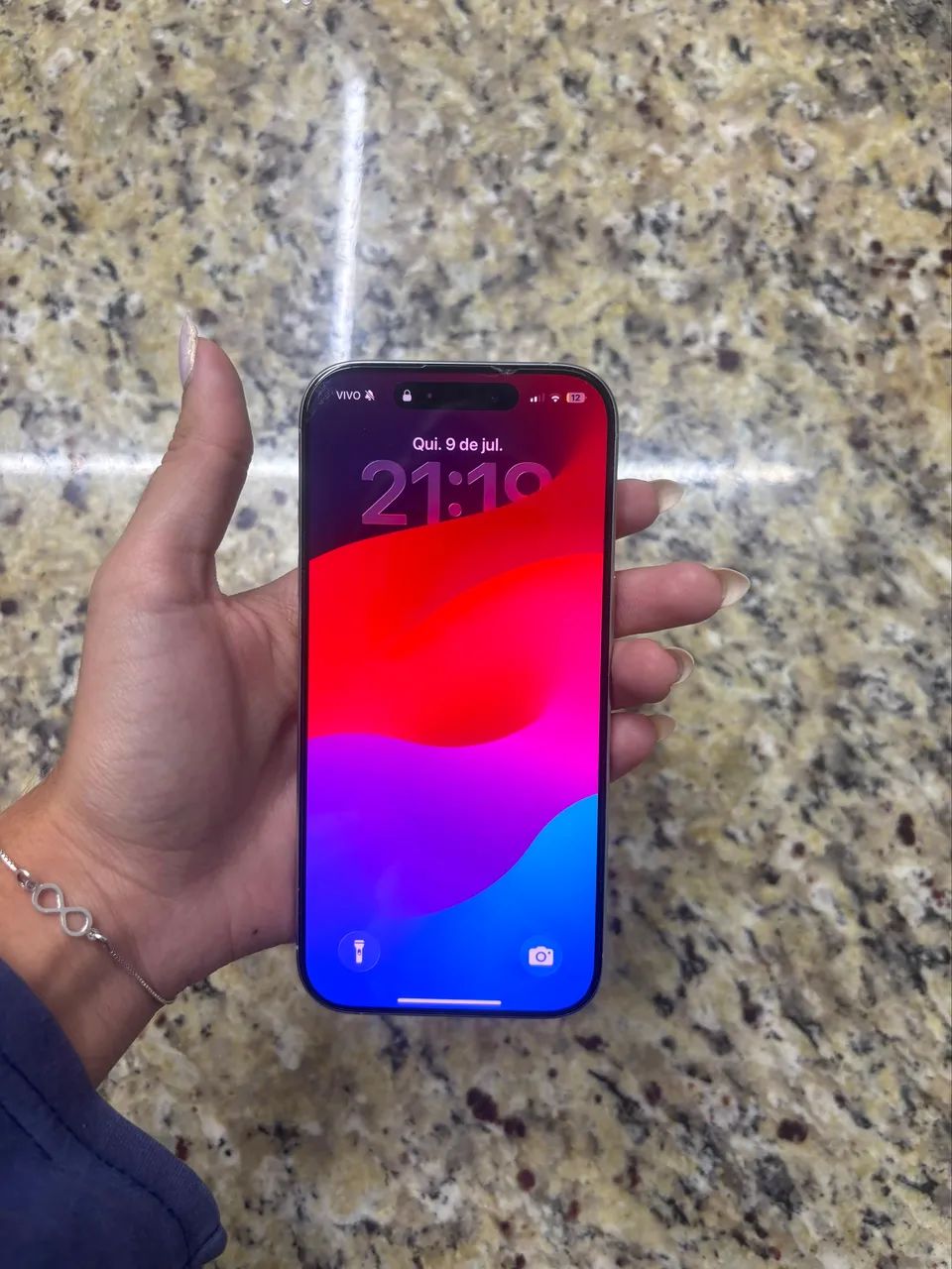 iPhone 16 Pro 128 GB - Branco - Excelente estado - Foto 3