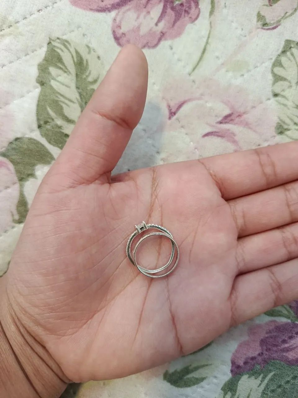 Aliança Prata pura, aro 11 - Foto 3