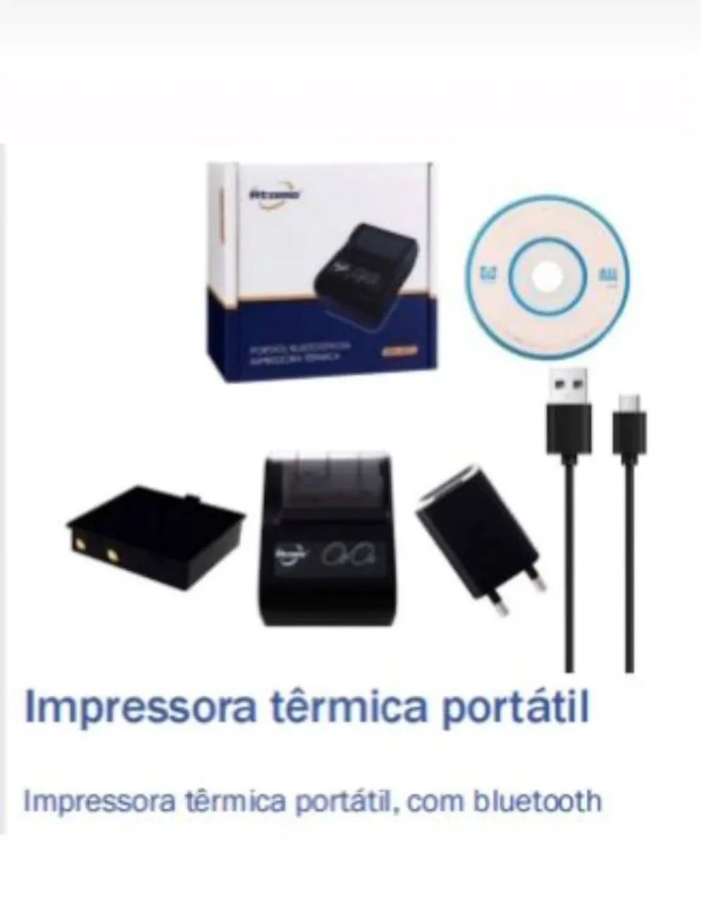 Mini impressora bluetooth térmica  - Foto 2