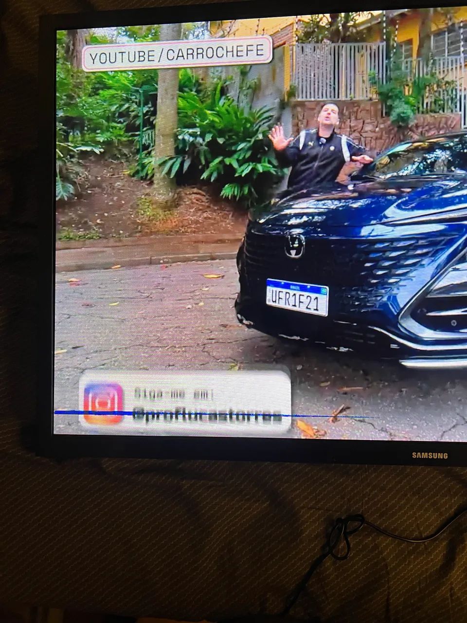 TV samsung 32 polegadas com marca na tela - Foto 2