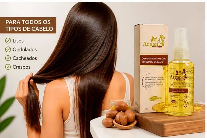 Óleo de Argan Série Ouro Alquímia 60 ml - CM0031 - Foto 4