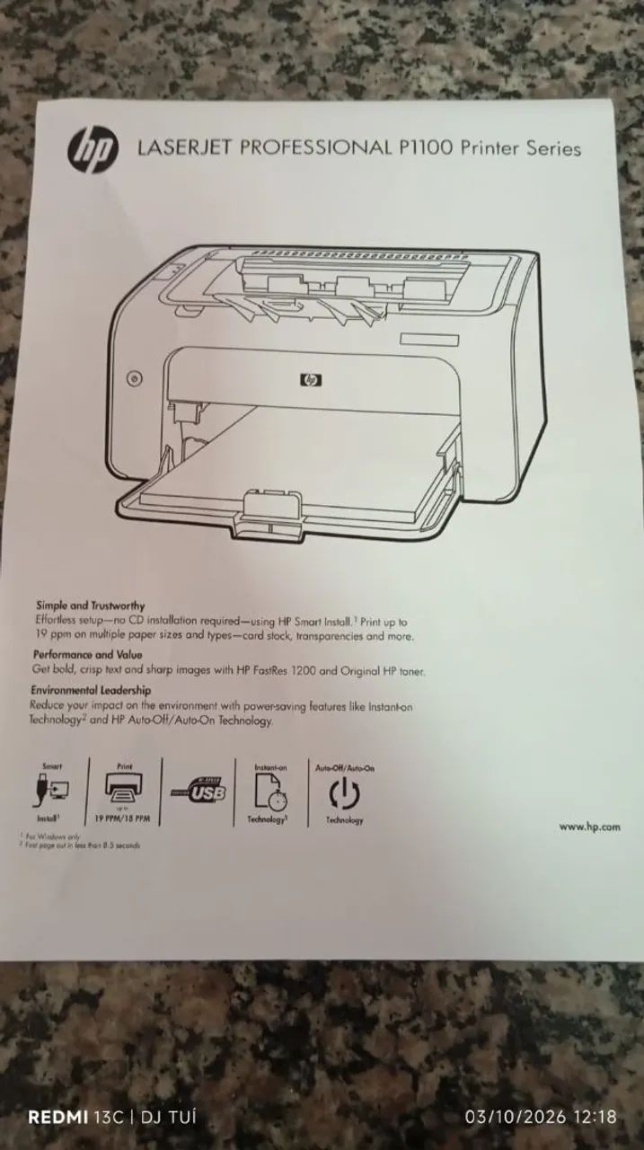 Impressora HP P 1102 - Foto 4