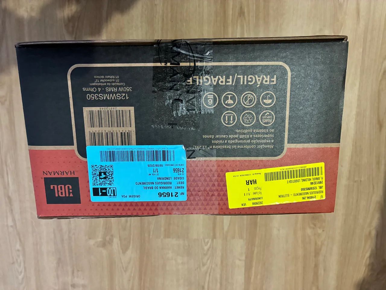 JBL novo na caixa 12 polegadas 350wrms - Foto 3