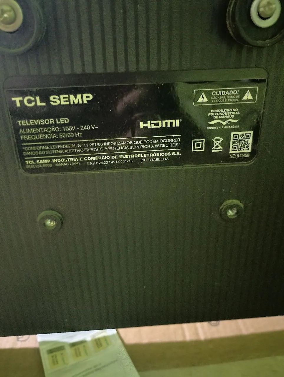 Vendo tv tCL 36 polegada pega whafai tá zerada tem nota fiscal  - Foto 4