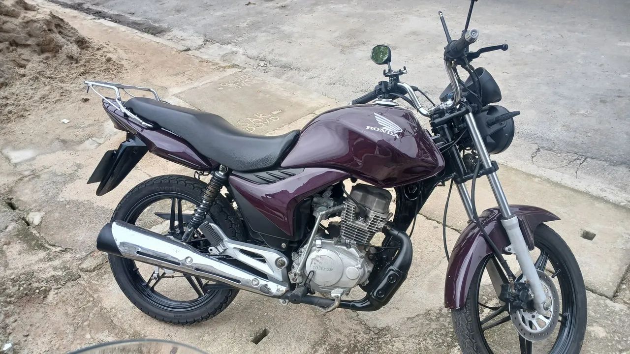 Honda 125 roxa  - Foto 4