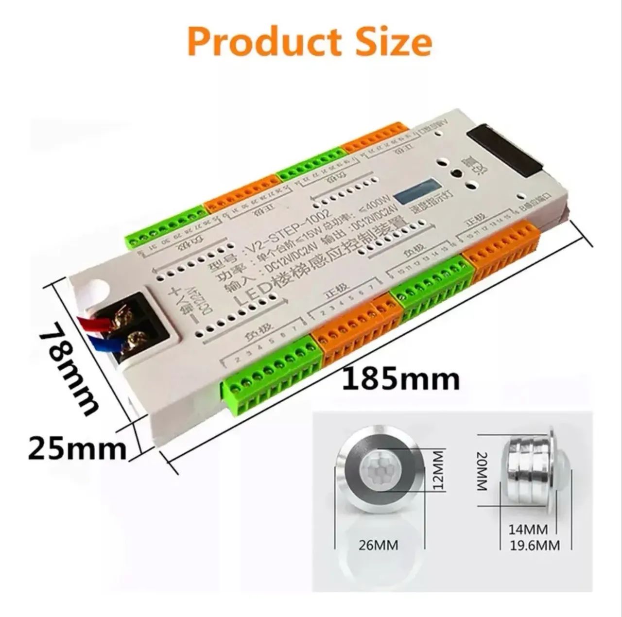 Sensor de Escada LED 32 Canais - Novo - Foto 3