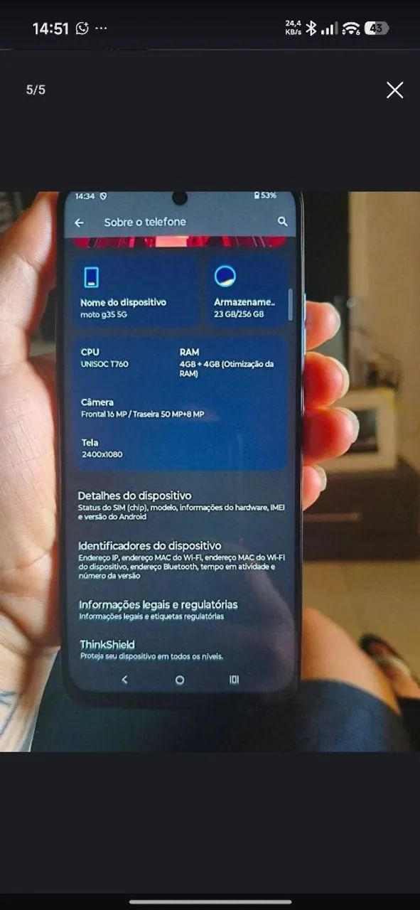Motorola G35 5G 256 gb