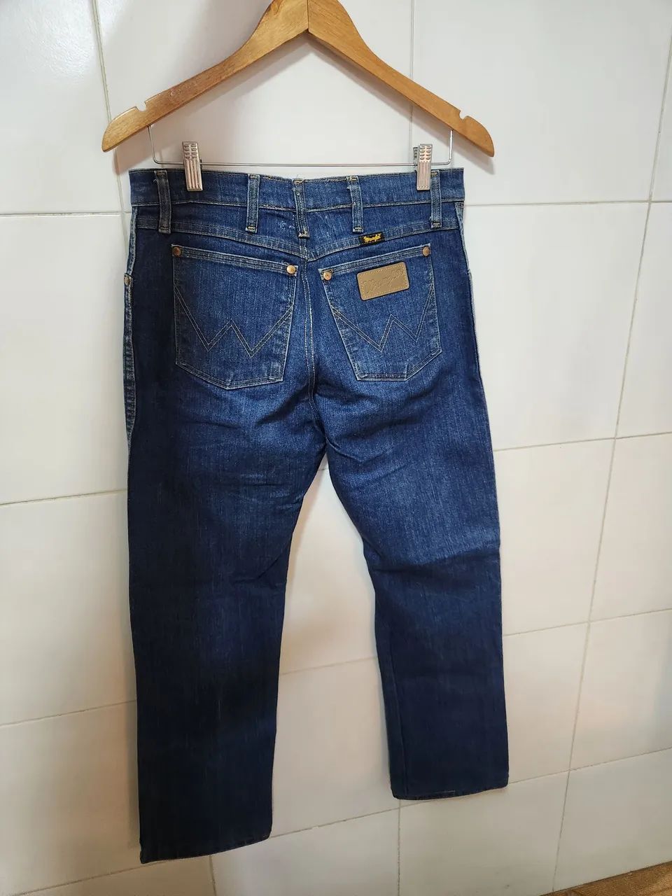 Calca jeans wrangler 40 - Foto 2
