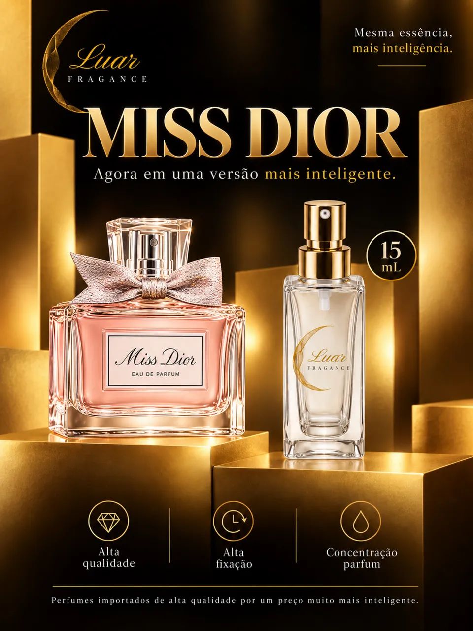 Perfume Feminino Alta Qualidade 15mL - Foto 5