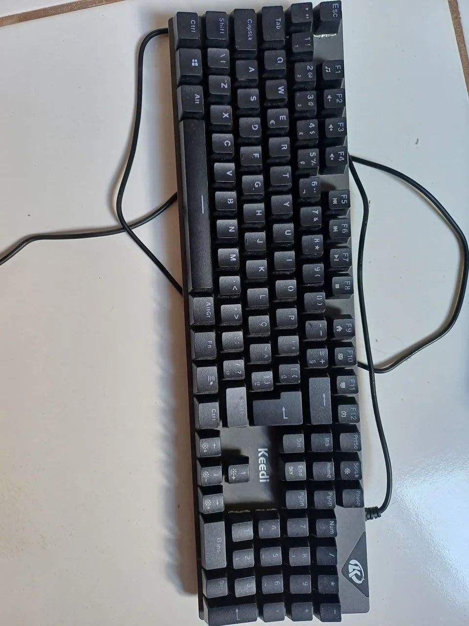 Teclado mecânico KEEdi TCC803 RGB - Foto 2
