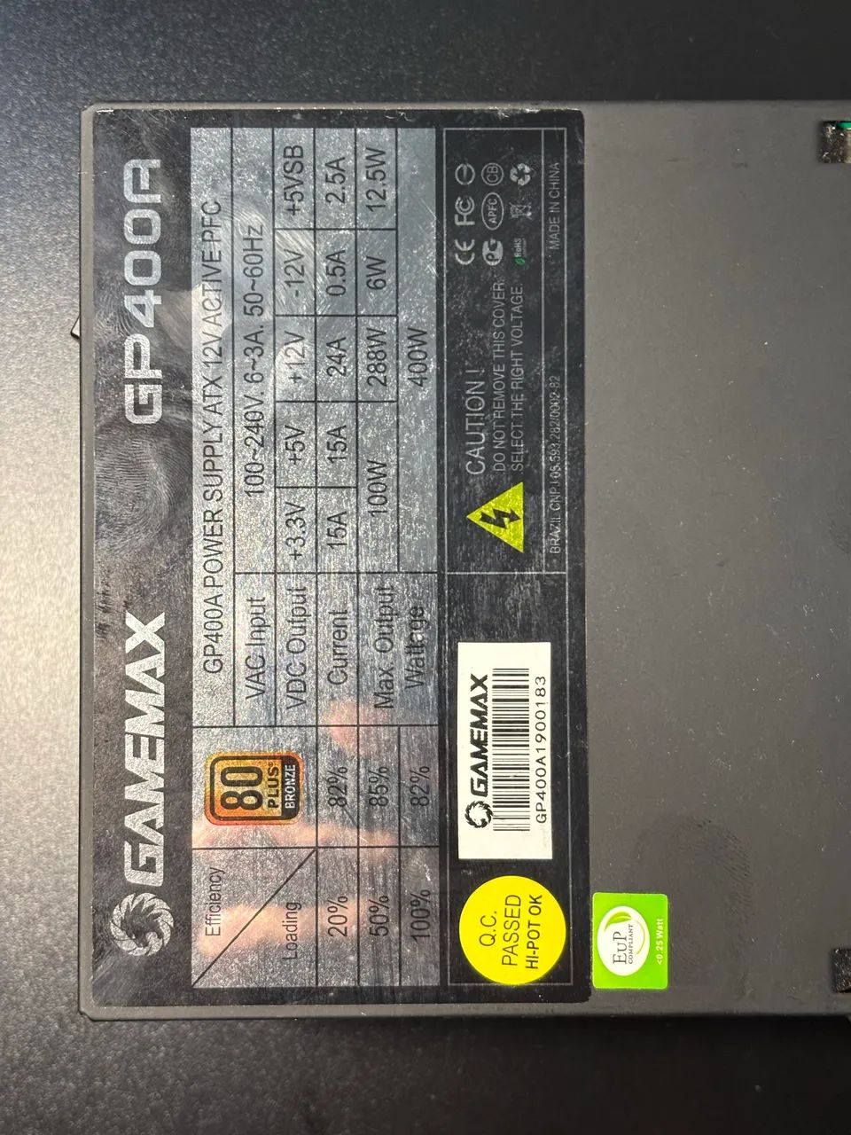 Fonte ATX Gamemax GP400A - 400W - Foto 3