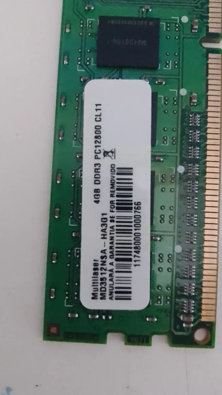 2 x 4gb ram ddr3 1333mhz multilaser  - Foto 3