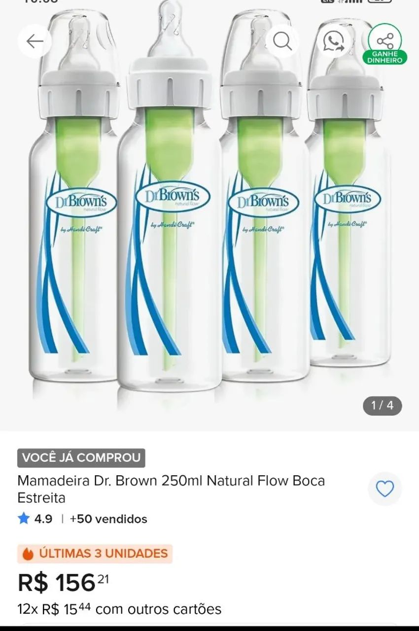 Mamadeira Dr. Brown. - Foto 3
